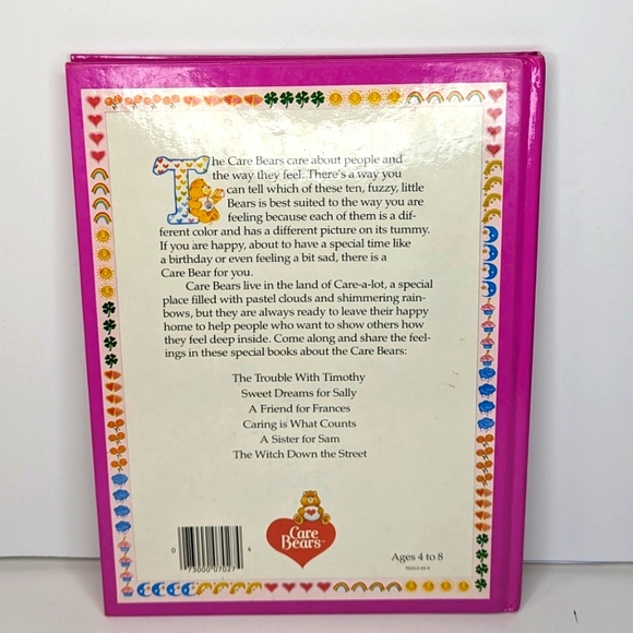 Vintage Lot 2 Care Bears Books Parker Brothers HC 80s - Picture 6 of 8